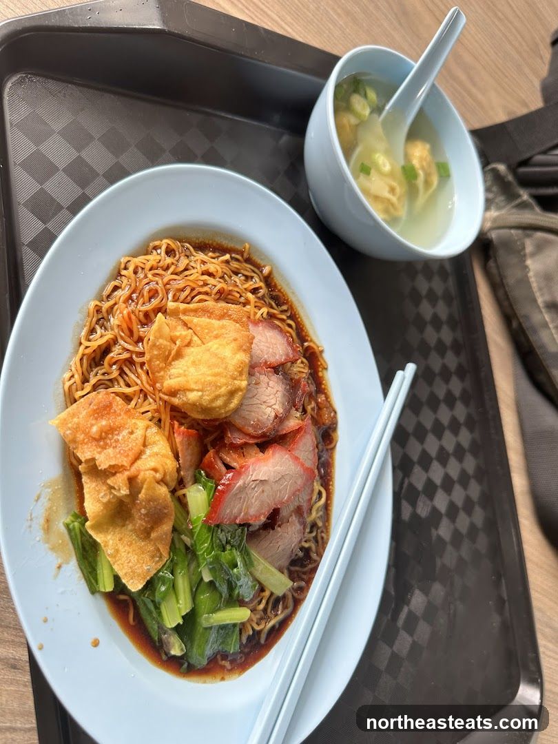 Noodles with Char Siu and Wontons