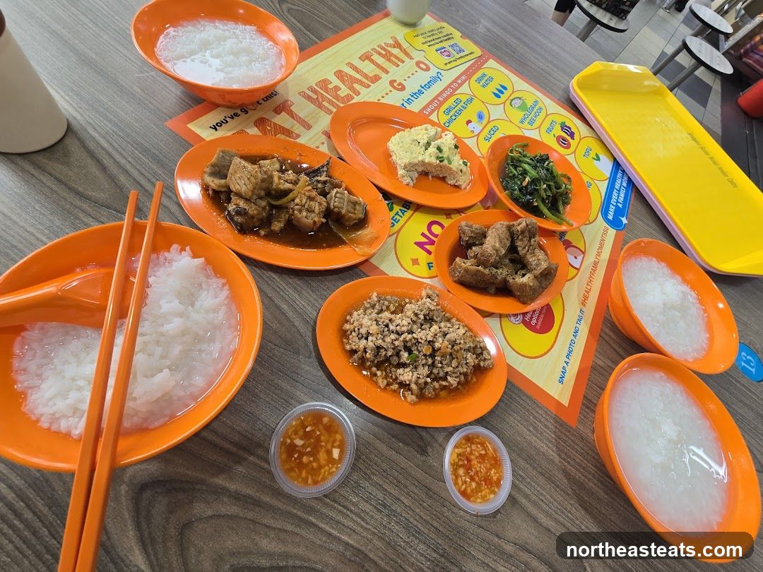 Meal with Rice and Dishes