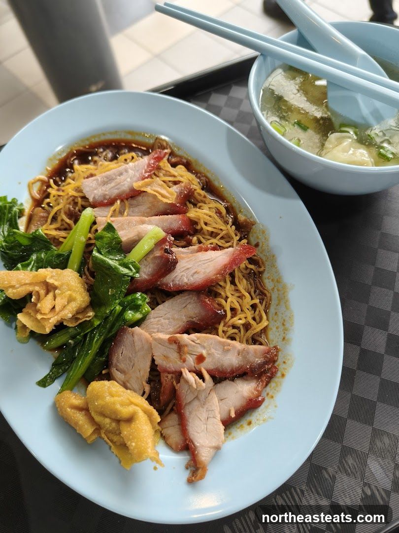 Char Siu Noodles with Wontons