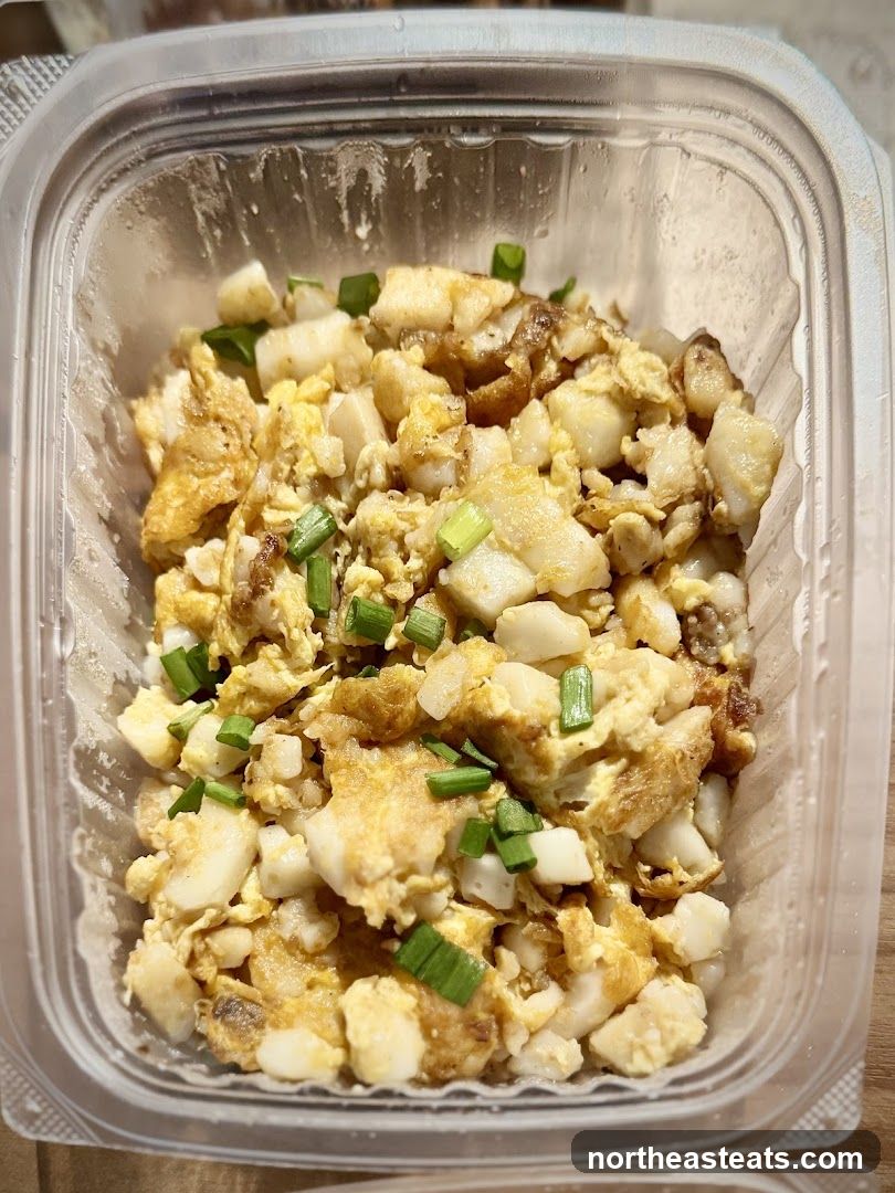 Scrambled Eggs with Turnip Cake
