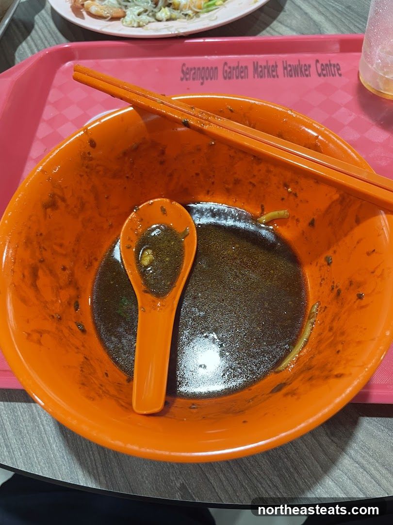 Empty Bowl with Chopsticks and Spoon