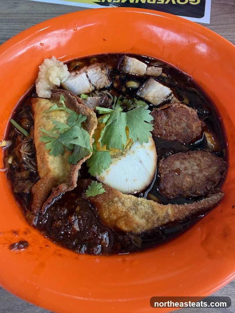 Noodle Soup with Pork and Egg