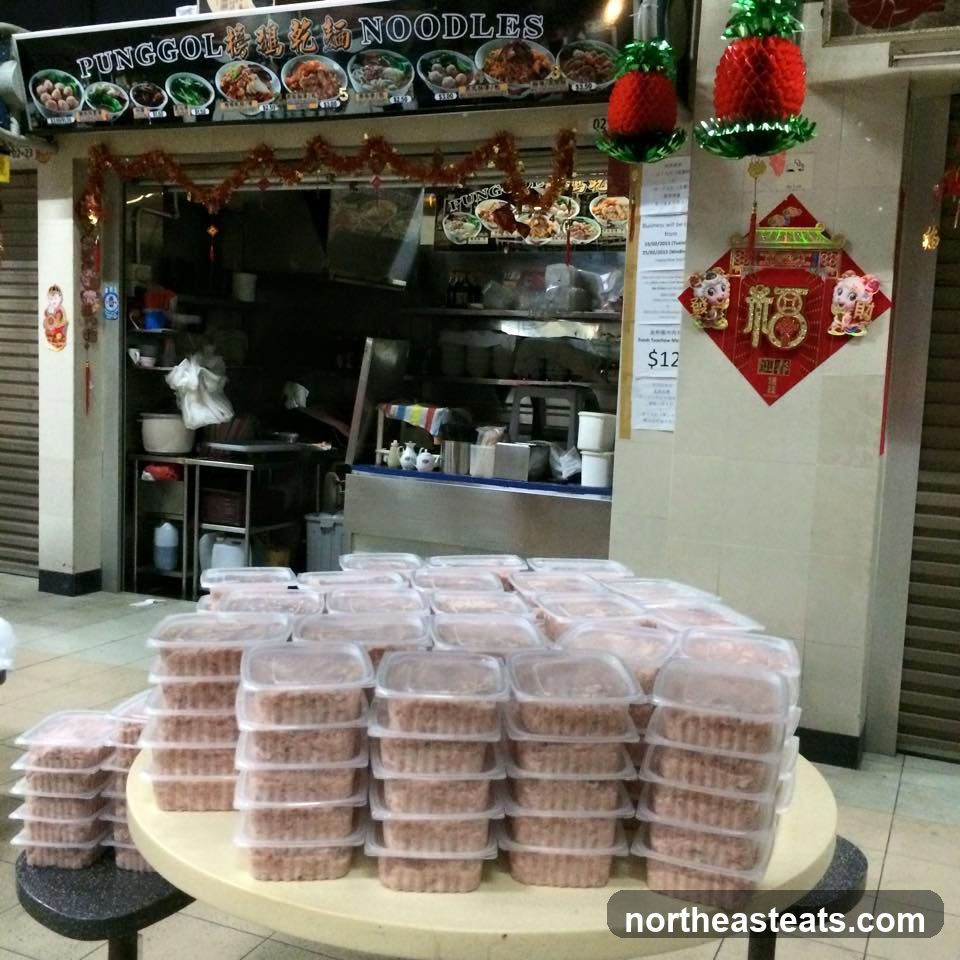 Food Stall with Packed Meals