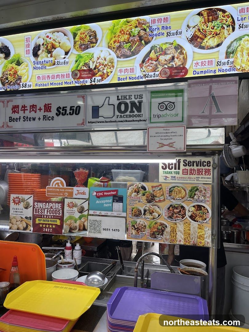Food Stall Menu and Information