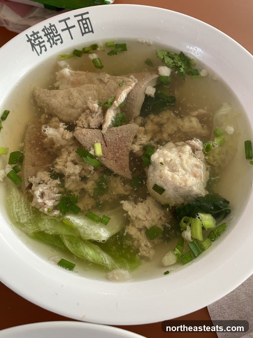 Pork and Liver Noodle Soup