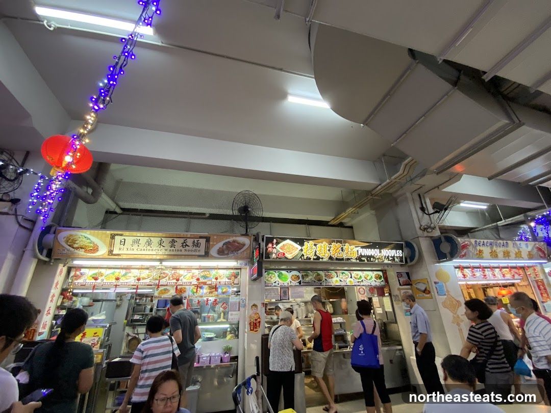 Food Stalls with Menu Displays