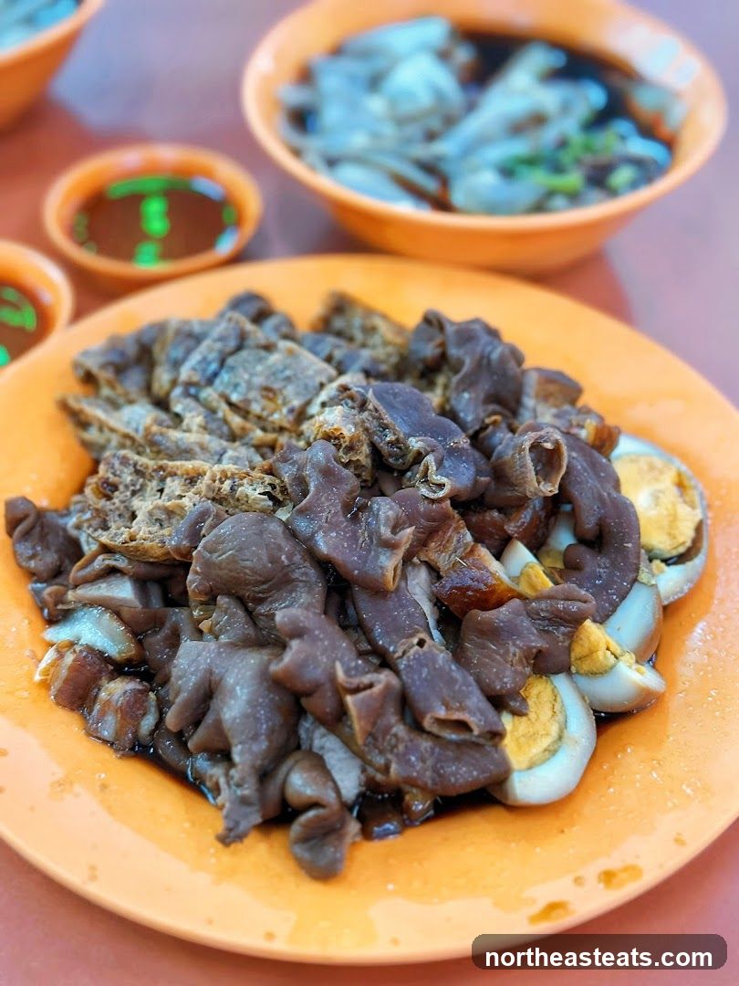 Braised Pork Intestines and Eggs