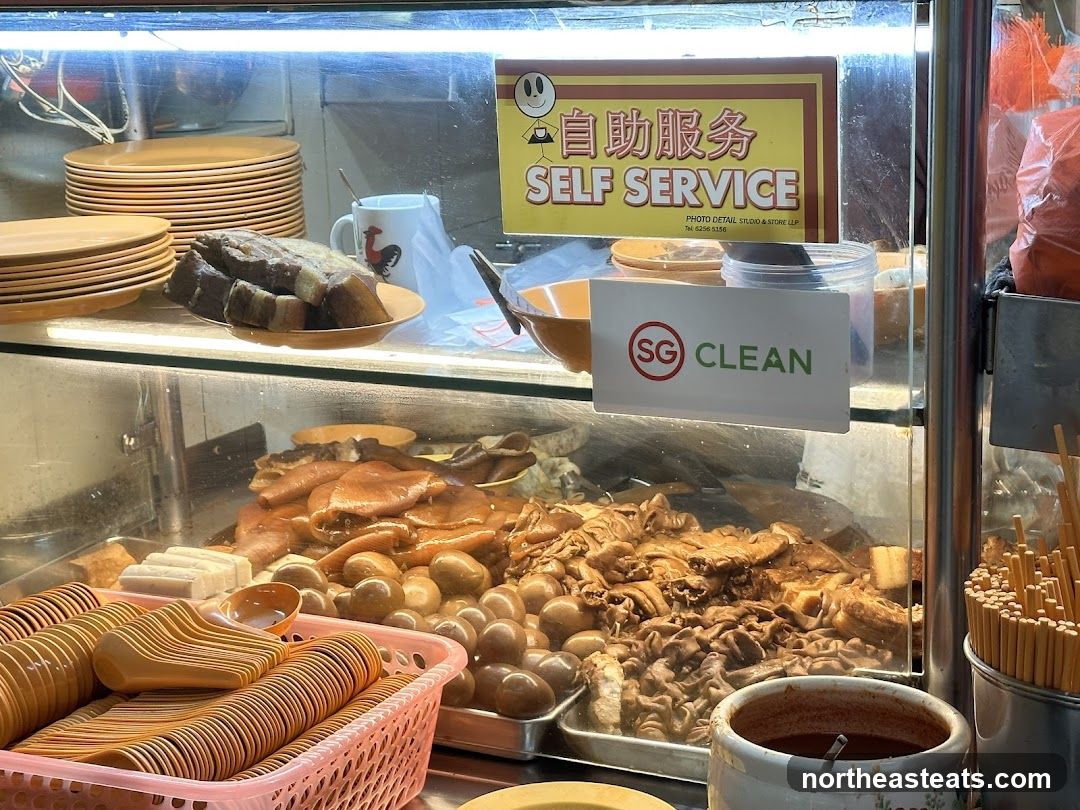 Self-Service Food Stall Display
