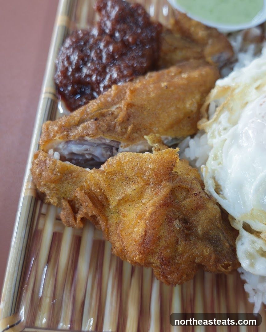 Fried Chicken Rice Plate