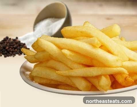 French Fries with Salt and Pepper