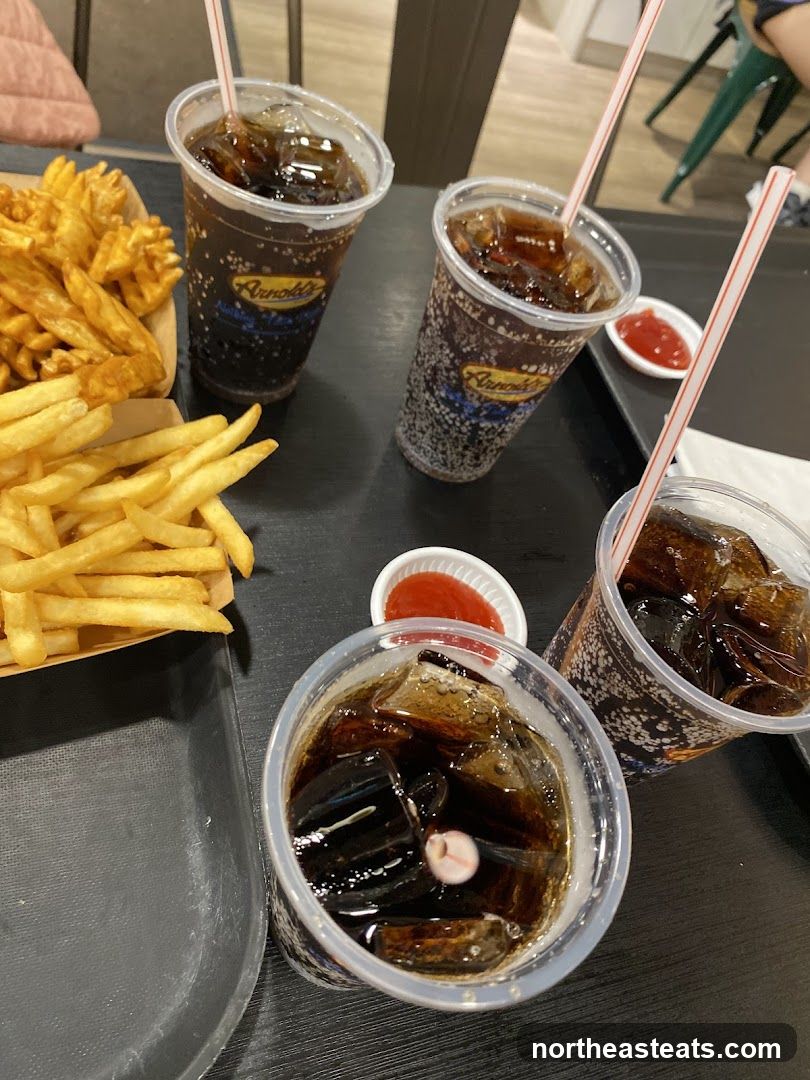 Fries and sodas