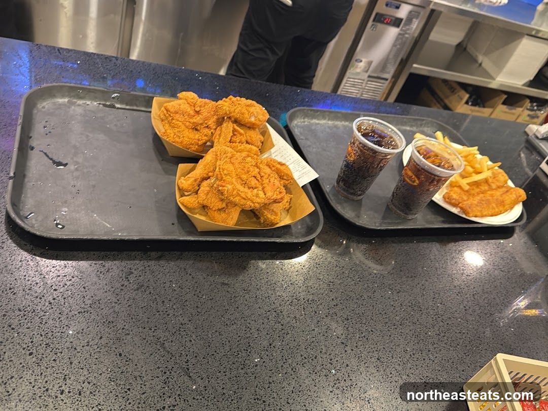 Fried Chicken and Drinks