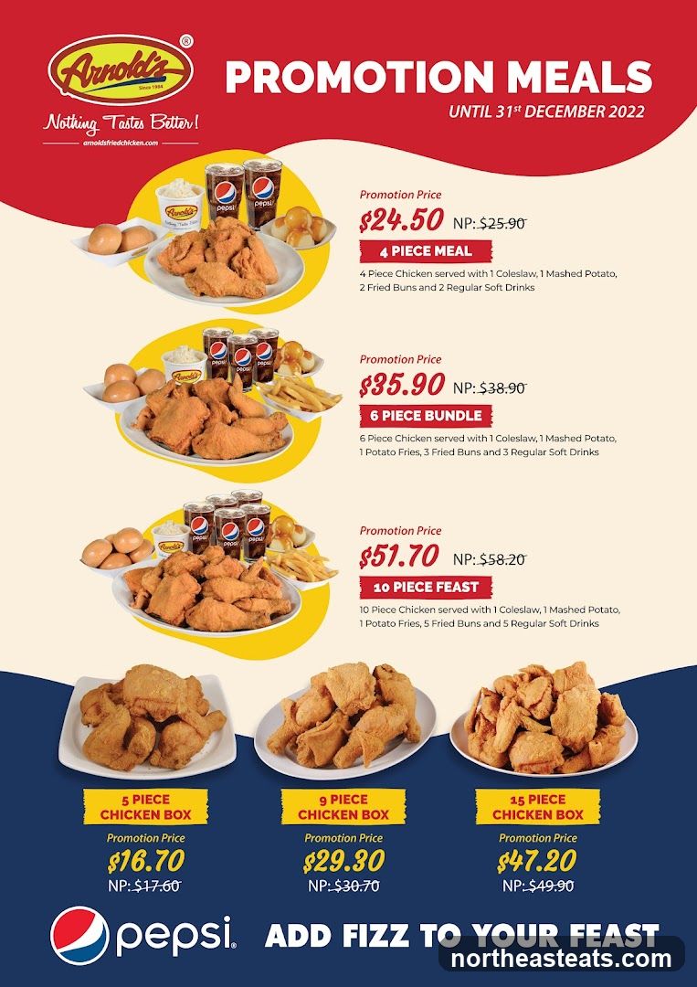 Arnold's Promotion Meals