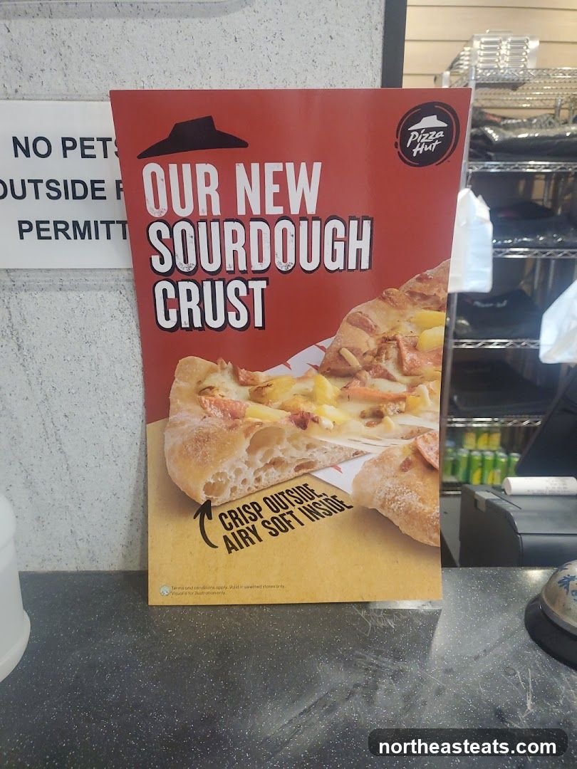 Pizza Hut Sourdough Crust Advertisement