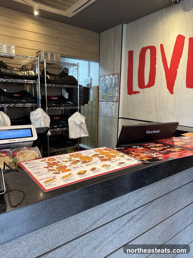 Pizza Restaurant Counter