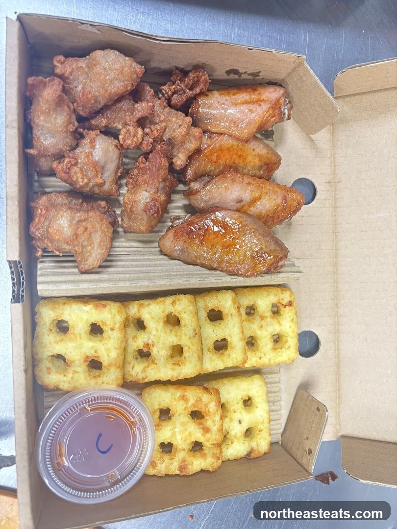 Fried Chicken and Waffle Fries