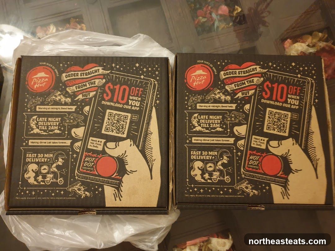 Pizza Hut Delivery Boxes