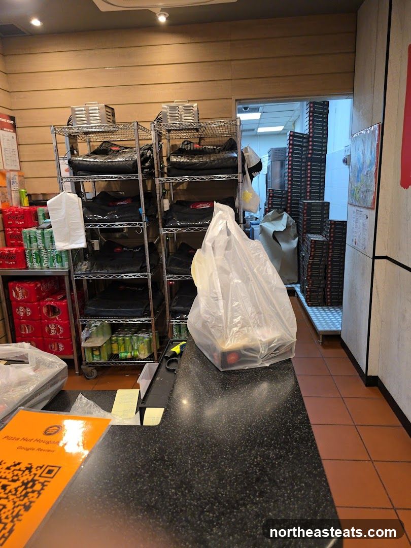 Pizza Hut Storage Area