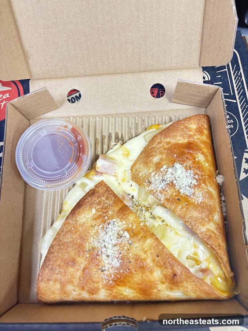 Calzone with Dipping Sauce