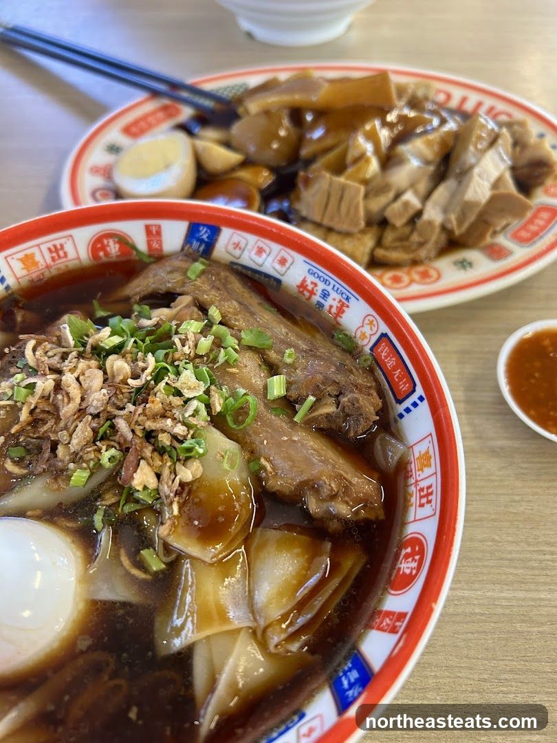 Noodle Soup and Braised Meats
