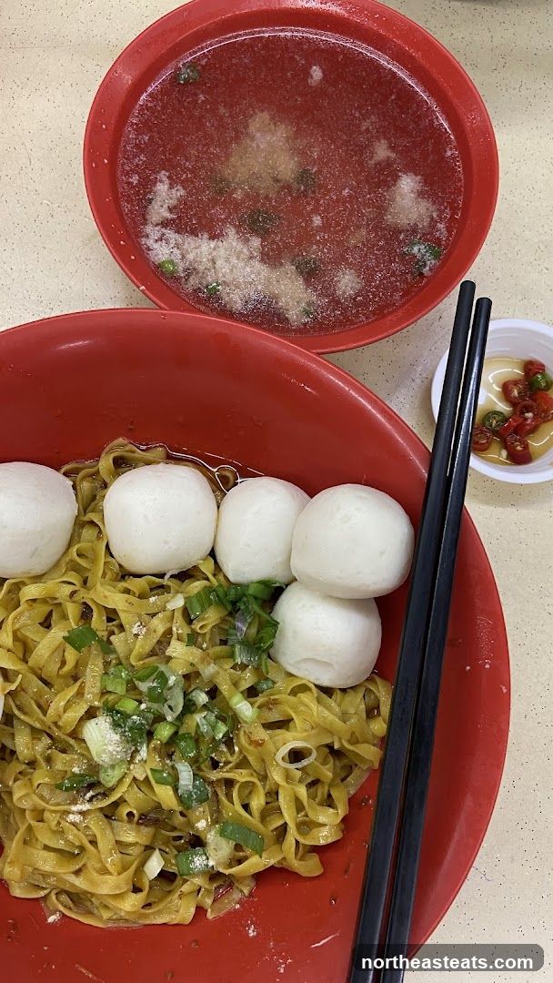Noodles with Fish Balls and Soup