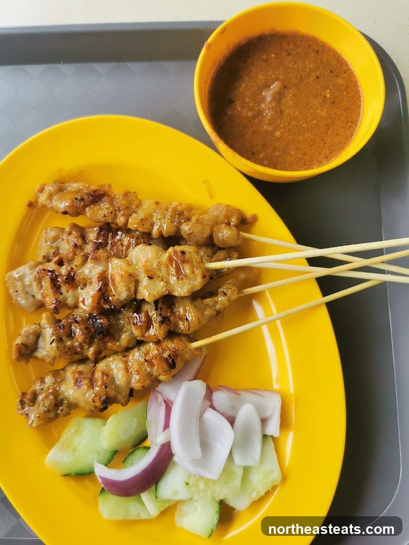 Chicken Satay with Peanut Sauce