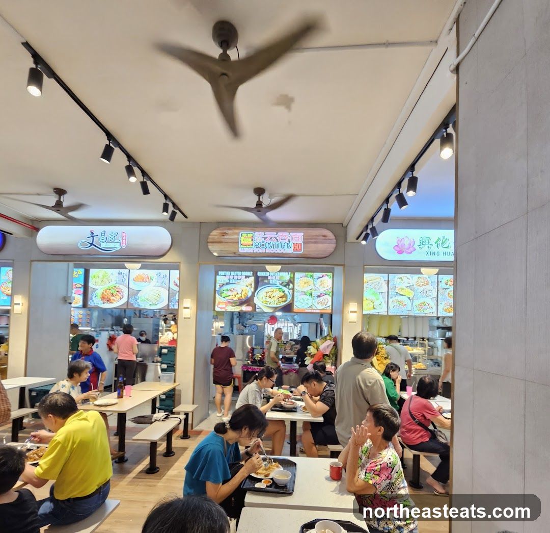 Busy Food Court