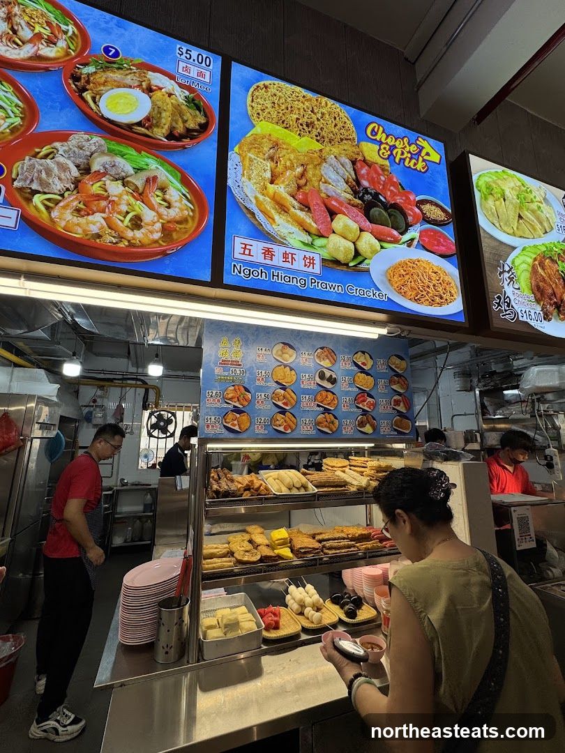 Food Stall Menu and Display