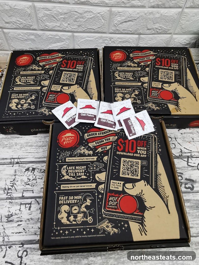 Pizza Hut Delivery Boxes