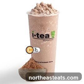 Chocolate drink with cocoa powder
