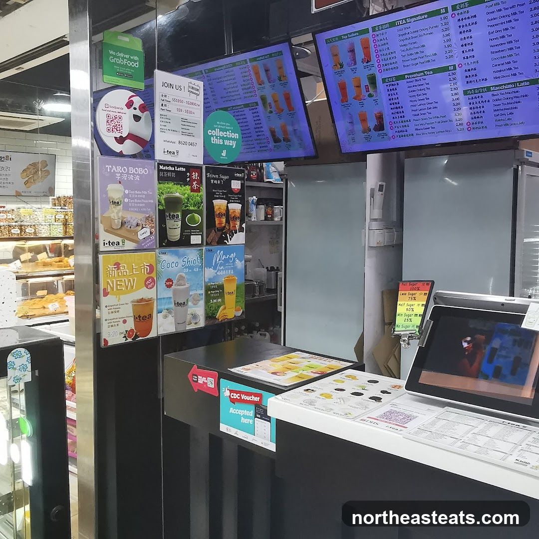 Bubble Tea Shop Counter