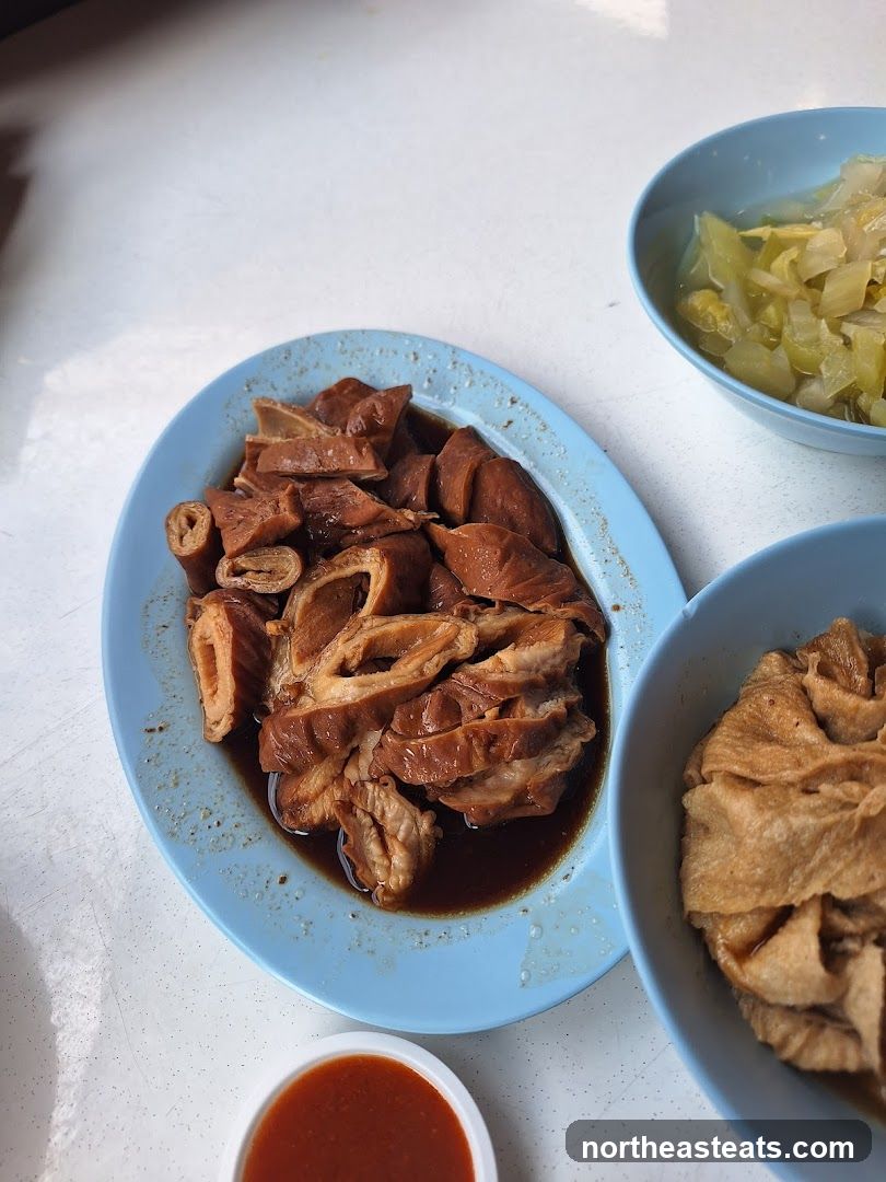 Braised Intestines and Tofu Skin