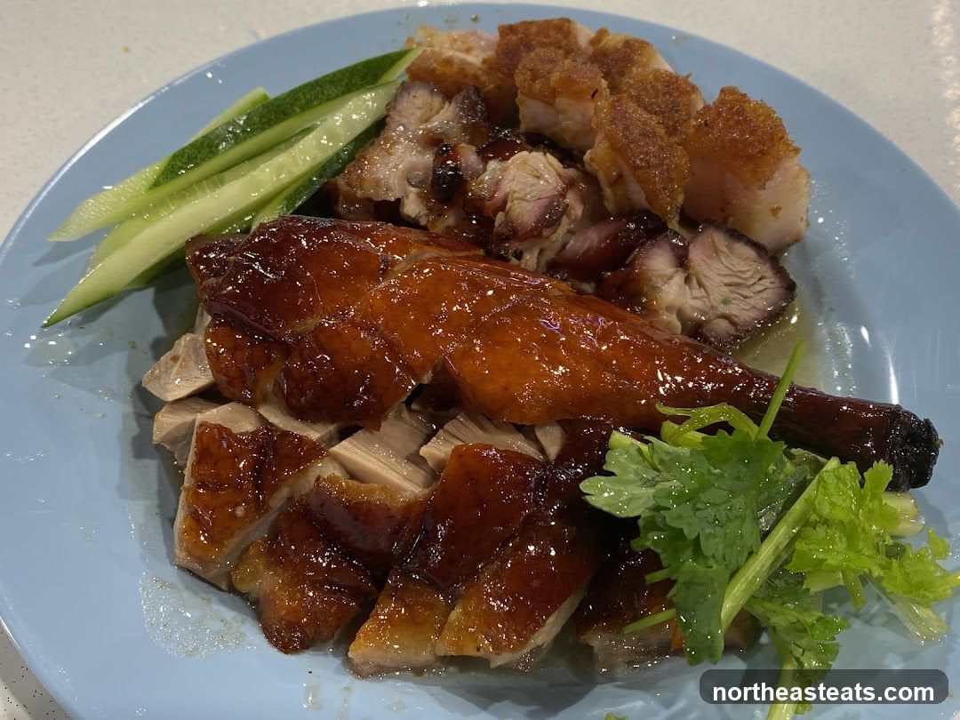 Roast Duck and Pork Belly Platter