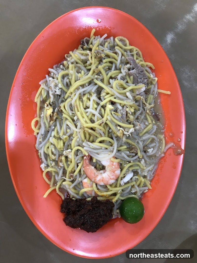 Noodles with Shrimp and Sambal