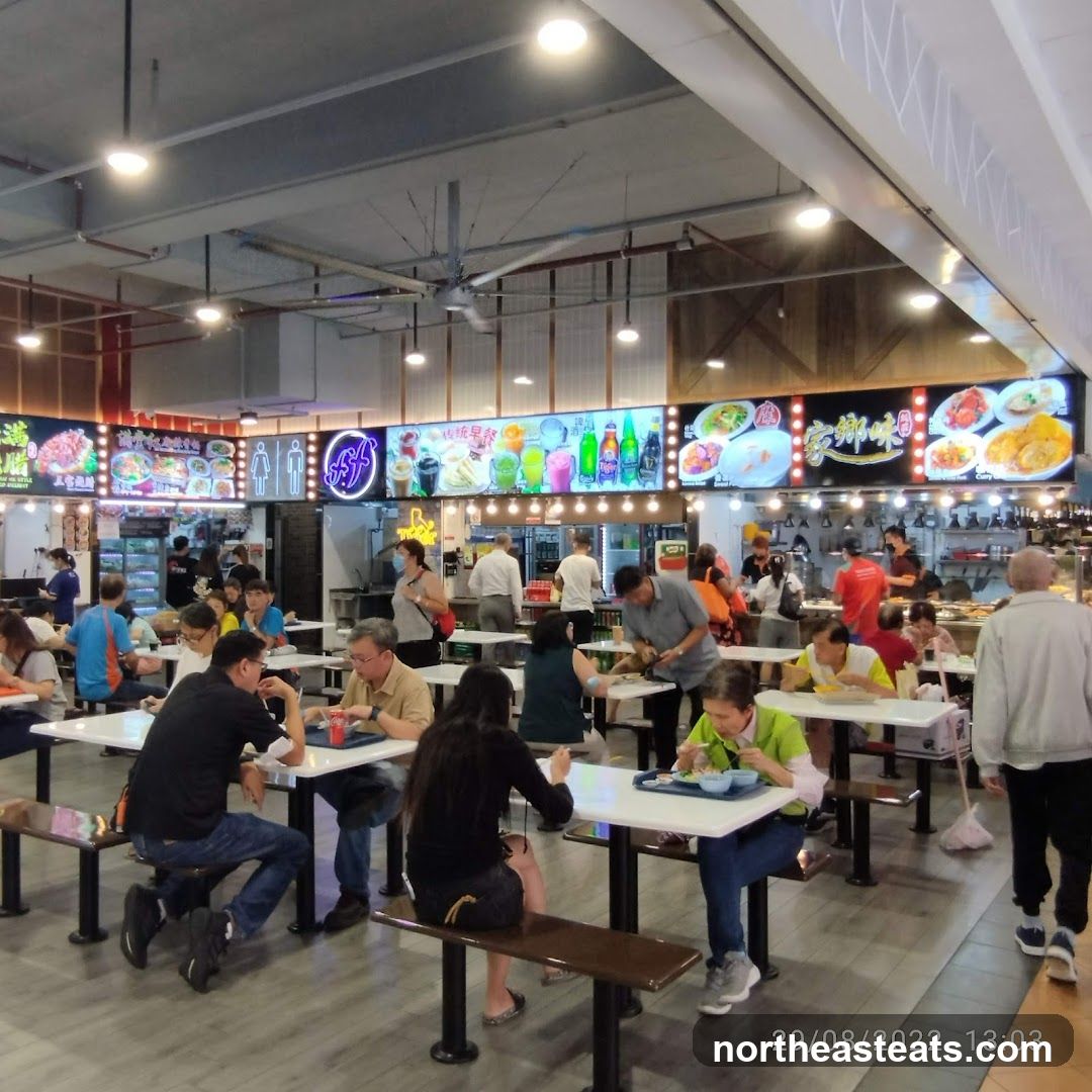 Busy Food Court