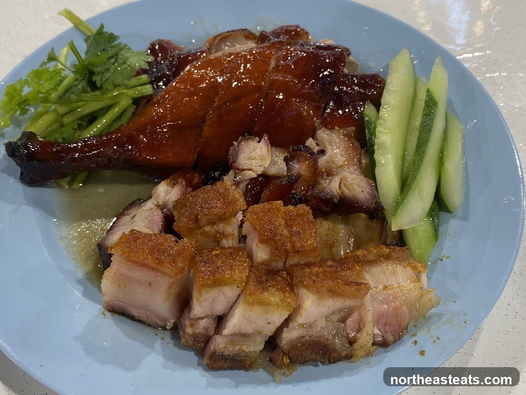 Roast Duck and Pork Belly Rice