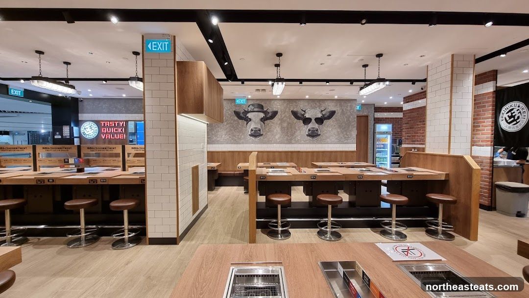 Restaurant Interior with Grills