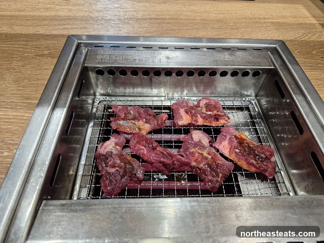 Raw Meat on Grill