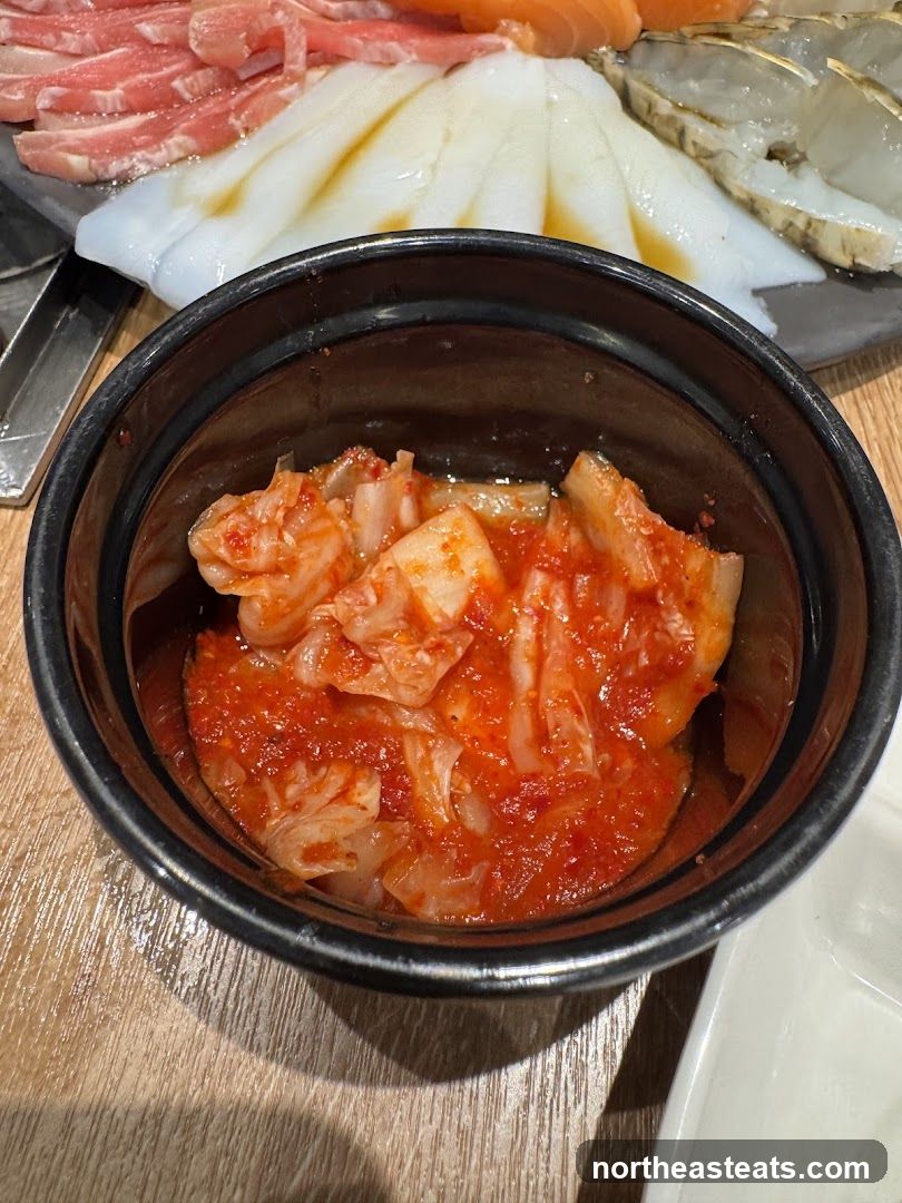 Kimchi and Seafood Platter