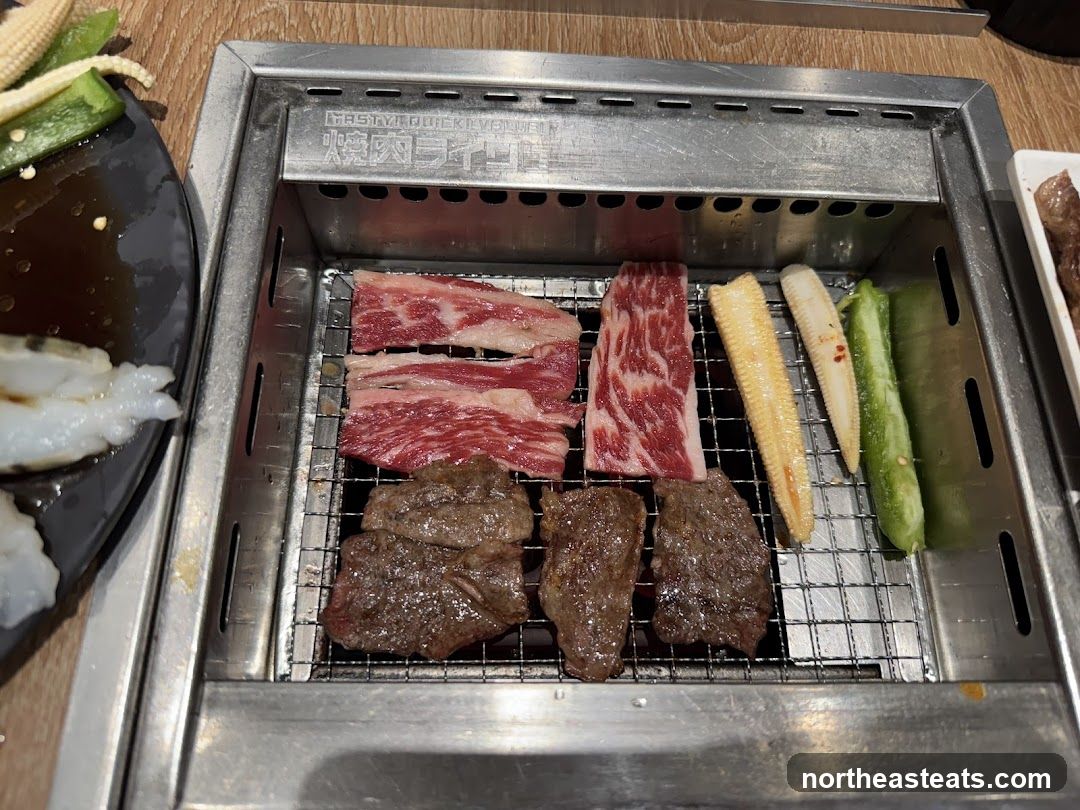 Grilling Meat and Vegetables