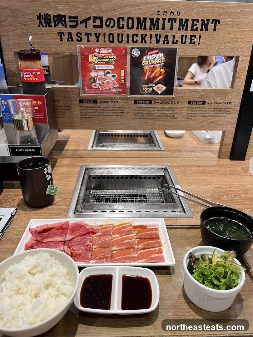 Yakiniku Table Setting