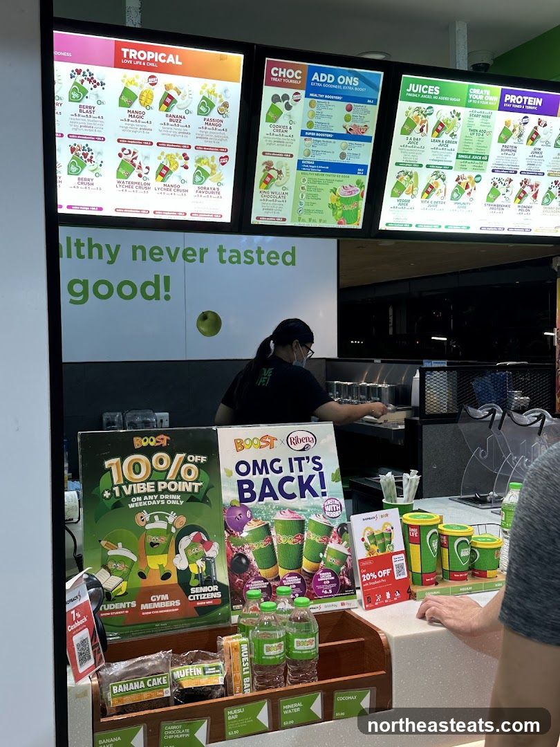 Boost Juice Menu and Promotions