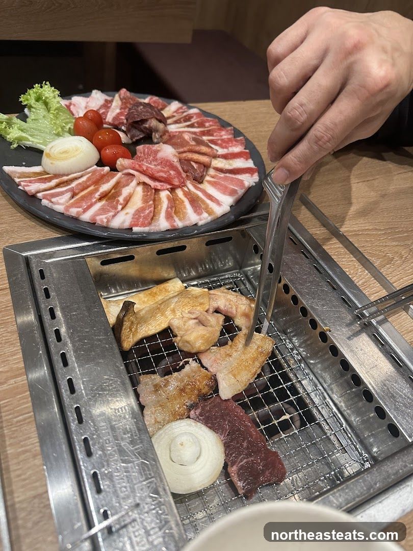 Grilling Meat
