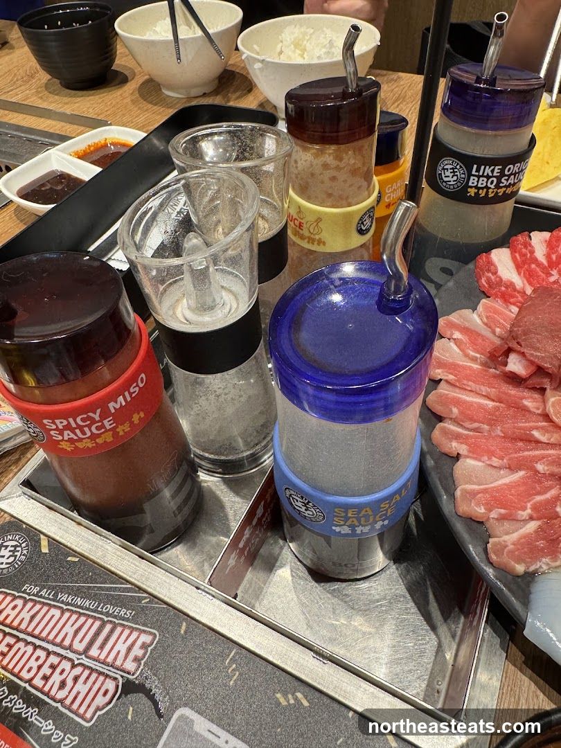 Yakiniku Table Setting