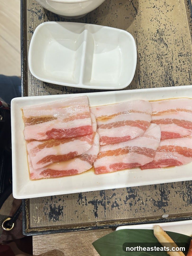 Thinly Sliced Pork Belly