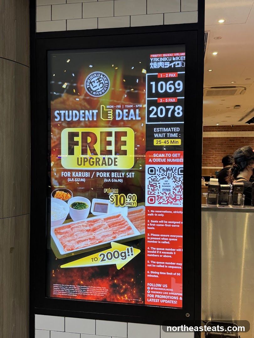 Yakiniku Like Student Deal