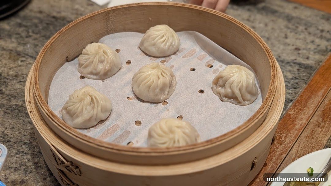 Soup Dumplings in Steamer Basket