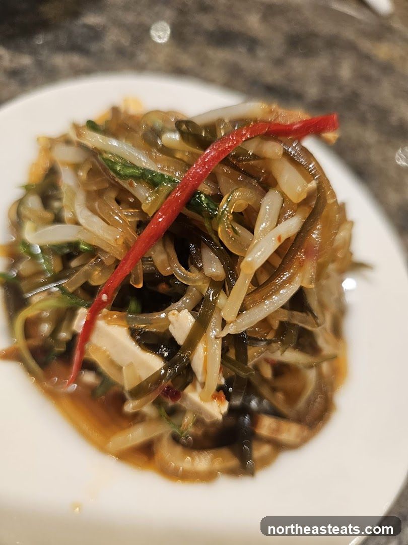 Tofu and Seaweed Salad