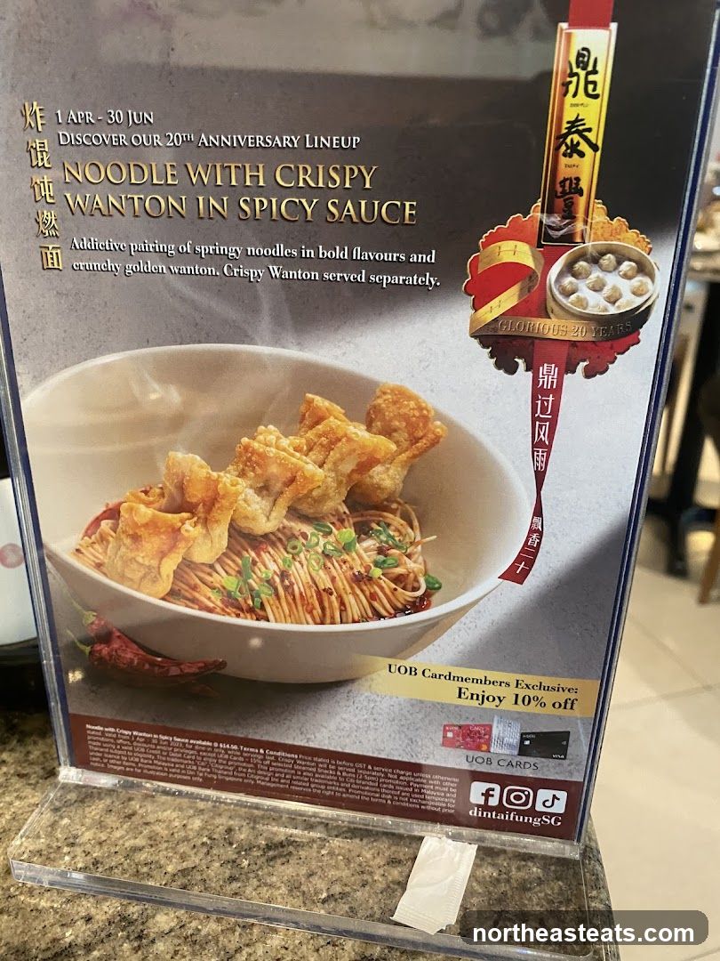 Noodle with Crispy Wanton in Spicy Sauce