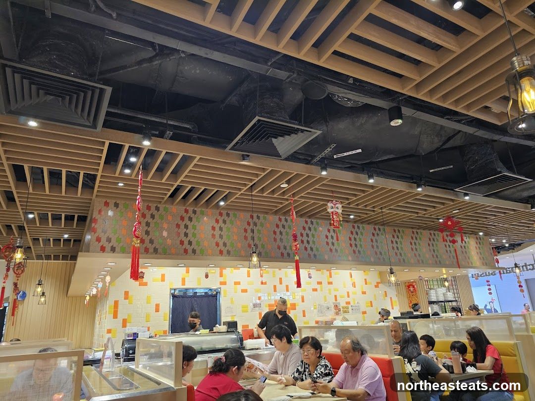 Restaurant Interior with Diners